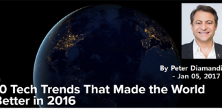 2016년 세계를 진보시킨 10가지 기술 동향
