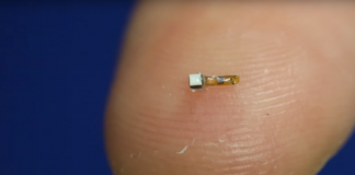 BCI/BMI용 먼지 크기 인체 이식형 무선센서