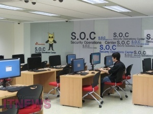 SK커뮤니케이션즈 SOC 내부